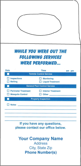 Door Hanger Envelope