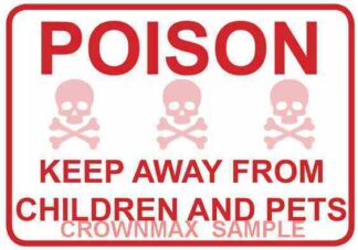Poison Warning Labels