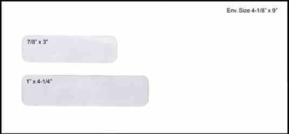 0771 #10 double window envelope – 4. 125 x 9