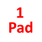 1 pad