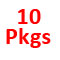 500 – 10 pads/pkgs