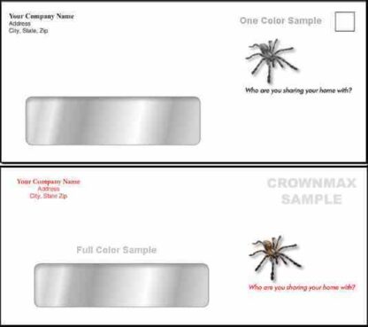 1005-2 no 10 window pestvelopes - spider