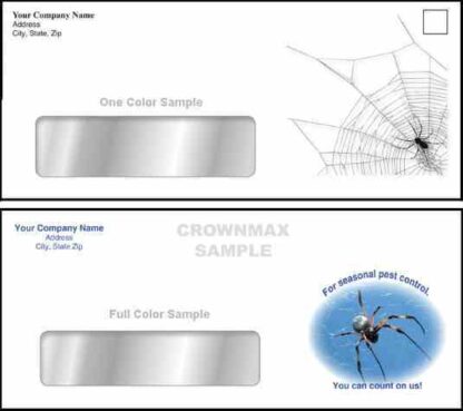 1005-4 no 10 window pestvelopes - spiderweb