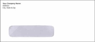 1005 - #10 Window Envelope