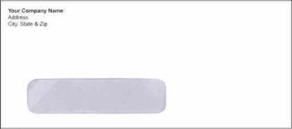 1005 - #10 window envelope