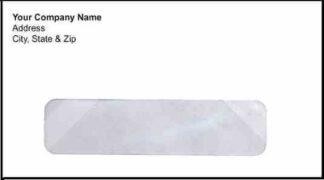 1010 - #6 3/4 Window Envelope