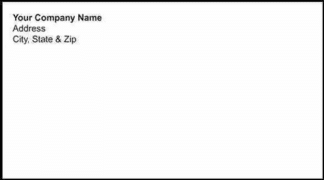 1010 - #6 3/4 Regular Envelope