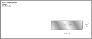 1013 #12 Special Window Envelope