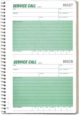 1120 Service Call Slips