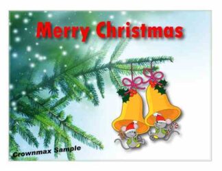 1223 Christmas Mice Playing with Bells