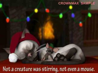 1244 Not a Creature .... Christmas Cards