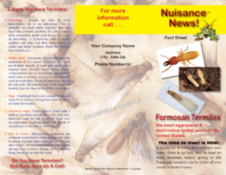 Formosan Termites Brochure