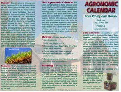 1301 agronomic calendar