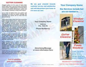 Get noticed and get results: the benefits of using brochures in your marketing strategy! 3 1401 cleaning brochure