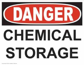 21235 Danger Chemical Storage