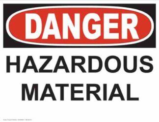 21236 Danger Hazardous Material
