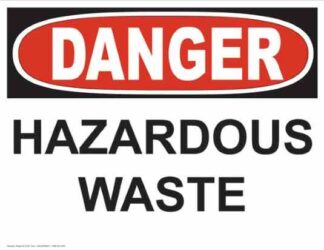 21237 Danger Hazardous Waste
