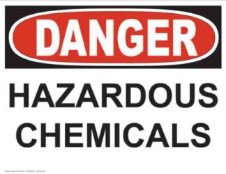 21238 Danger Hazardous Chemicals