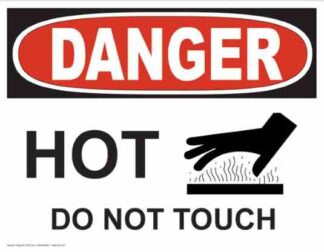 21261 Danger Hot Do Not Touch Hand Symbol