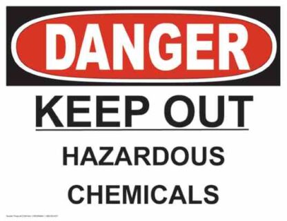 21264 danger keep out hazardous chemicals