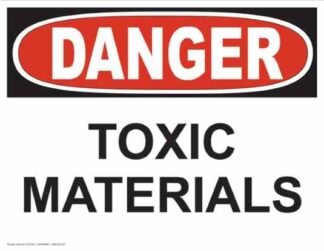 21270 Danger Toxic Materials