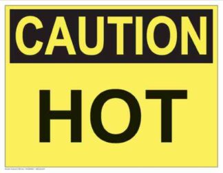 21283 Caution Hot (Yellow)