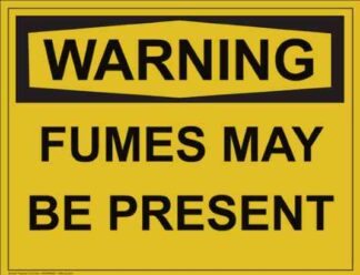 21312 Warning Fumes May be Present