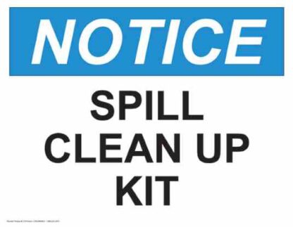 21319 notice spill clean up kit