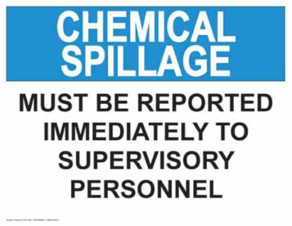 21331 chemical spillage must be reported immediately