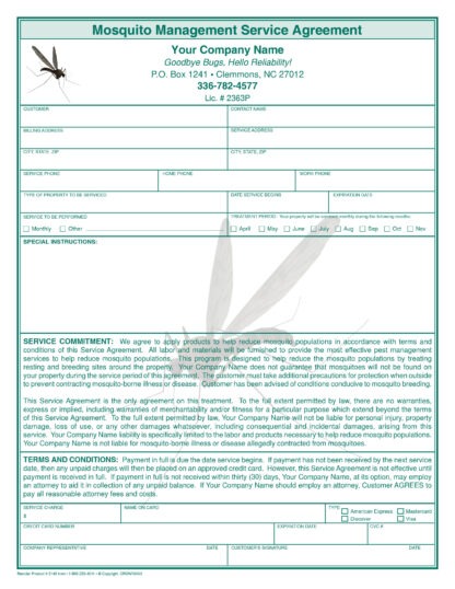 2141 mosquito management service agreement