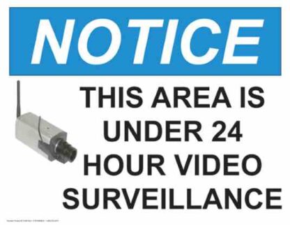 21456 notice this area is under 24 hour video surveillance 1
