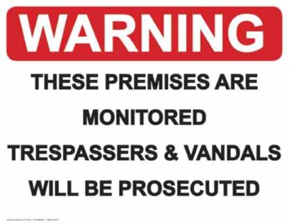 21473 warning these premises are monitored 1