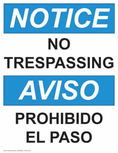 21506 notice no trespassing 1
