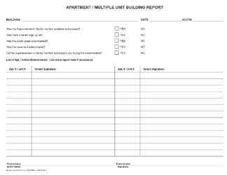 2160 - Apartment / Multiple Unit Building Report