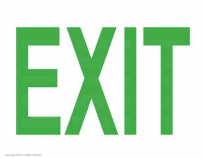 21613 exit green letters white background 1