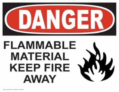 21675 danger flammable material keep fire away 1