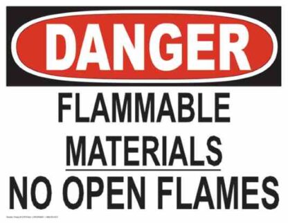 21679 danger flammable materials no open flames 1