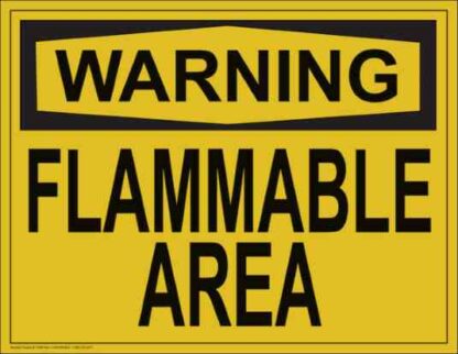 21696 warning flammable area 1