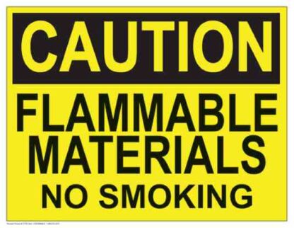 21702 caution flammable materials no smoking 1