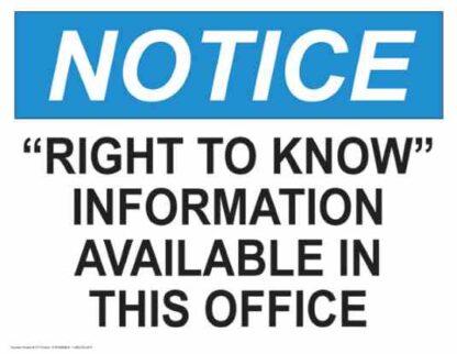 21713 notice right to know information available in this office 1