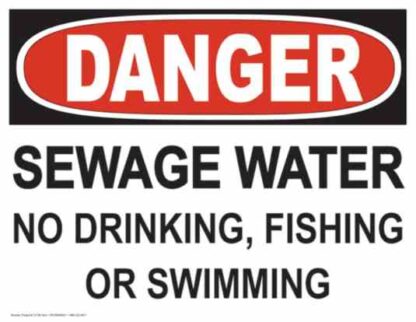 21728 danger sewage water no drinking fishing or swimming 1