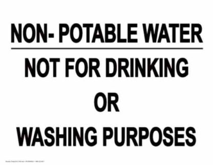 21748 non potable water not for drinking or washing purposes 1