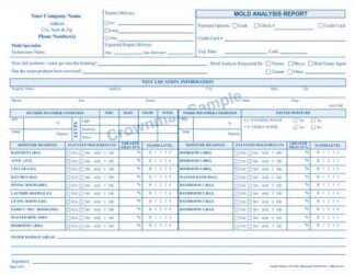 2276 - Mold Analysis Report