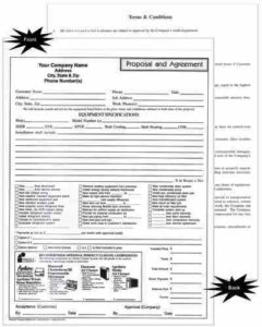 Using your estimate proposal form to drive new business 1 2283 proposal & agreement