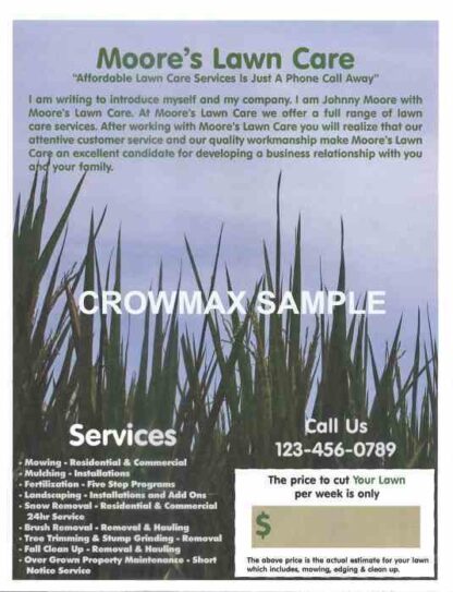 2537 lawn care flyer