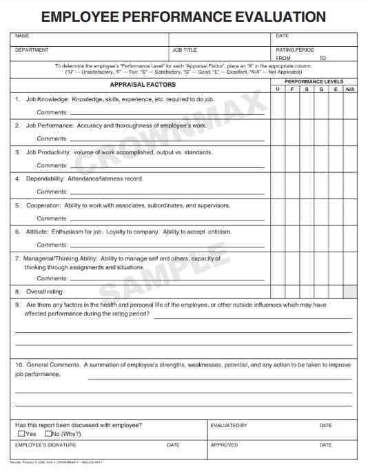 Shop Crownmax for all of your custom printed employee forms including perfo...