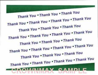 2586 Thank You Postcard