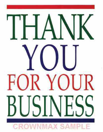 2588 thank you for your business