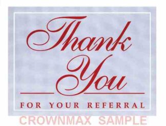 2589 Thank You For Your Referral