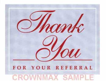 2589 thank you for your referral